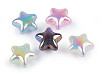 Plastic Beads with AB Effect, Star Ø23 mm