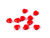 Plastic Beads, Heart 12x13 mm
