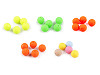 Matte Plastic Beads, rubberized surface Ø16 mm