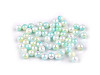 Plastic beads with mermaid effect Ø6 mm