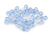 Perles fantaisie en plastique, 9 x 6 mm