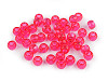 Perline charm, in plastica, dimensioni: 9 x 6 mm