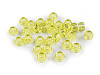 Perline charm, in plastica, dimensioni: 9 x 6 mm