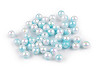 Plastic beads with mermaid effect Ø8 mm