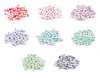 Plastové korálky s mermaid efektem Ø8 mm