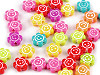 Plastic flower beads Ø11 mm