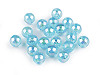 Plastic beads with AB effect Ø10 mm