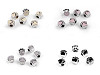 Műanyag gyöngyök nagy áthúzó tappancs 11x11 mm