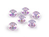 Plastic charm beads Ø13 mm with AB effect