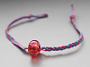 Plastic charm beads Ø13 mm with AB effect