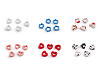 Perles en porcelaine/Composants pour fabrication d’ornements et de pendentifs