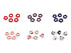 Perles en porcelaine/Composants pour fabrication d’ornements et de pendentifs