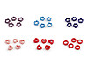 Porcelain beads / components for making ornaments and pendants