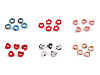 Perles en porcelaine/Composants pour fabrication d’ornements et de pendentifs