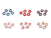 Porcelain beads / components for making ornaments and pendants