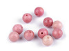 Mineralperlen Rhodonit, Ø 6 mm