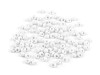 Mărgele din plastic picătură 4,7x5,3 mm