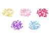 Perles en plastique en forme de cloche/jupe, 9 x 11 mm