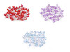 Perline in plastica, a forma di campana / gonna, con effetto AB, dimensioni: 9 x 11 mm