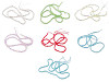 Fire polished glass beads 2 mm with AB effect, on string