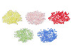Fire polished glass beads 4 mm with AB effect