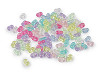 Koraliki plastikowe peanut miks 4x6 mm 