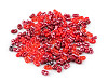 Koraliki plastikowe peanut miks 4x6 mm 