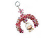 Kunststoffperlen / Anhänger Blume zur Schmuck- und Anhängerherstellung Ø 10 mm