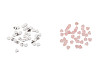 Mineral and glass heart beads Ø6 mm