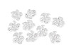 Mărgele flori din plastic Ø25 mm