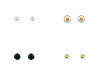Jablonec Jewelery - Earrings with rhinestone