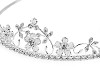 Luxuriöse Krone mit Steinchen – Gablonzer Modeschmuck