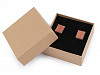Dřevěné manžetové knoflíky v dárkové krabičce