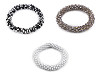 Armband/Gummiband aus geschliffenen Perlen