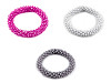 Elastico/bracciale, con perle