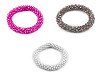 Elastico/bracciale, con perle