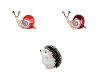 Brosche Schnecke, Igel