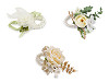 Hochzeits-Perlenarmband für Brautjungfern mit Blumen