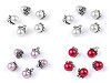 Bead Button with Cap / Faux Pearl Charm Ø9 mm
