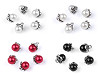 Bead Button with Cap / Faux Pearl Charm Ø9 mm