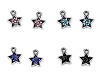 Pendant Mini Star with Rhinestones Ø9 mm