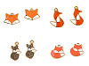 Pendant Charm/zipper puller - Fox