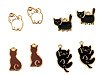 Pendentif/Tirette de fermeture Éclair - Chat