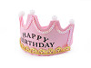 Korona Happy Birthday podświetlana 