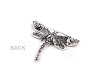 Dragonfly Brooch with Rhinestones