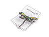 Dragonfly Brooch with Rhinestones