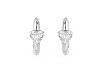 Boucles d’oreilles en acier inoxydable 