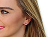 Boucles d’oreilles en acier inoxydable 