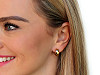 Boucles d’oreilles en acier inoxydable 