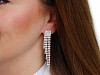 Rhinestone Earrings Jablonec Jewelry